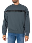 Armani ExchangeLogo Stripe Sweatshirt - Dark Slate