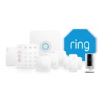 Ring 12pc Alarm Starter Kit Including Outdoor Siren with Indoor Camera