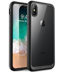 SUPCASE Coque iPhone XS Max, Coque Transparente Anti-Choc de Protection Hybride [Unicorn Beetle Style] pour iPhone XS Max 6,5 Pouces 2018, Noir