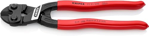 Knipex CoBolt® Coupe-boulons compact noire atramentisée, gainées en plastique 200 mm 71 31 200