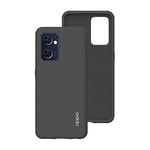 OPPO Find X5 Lite official phone case, Liquid Silicone, Black