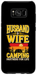 Coque pour Galaxy S8+ Mari et femme Camping Partners For Life Sweet Funny Camp