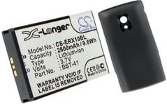 Akku laitteelle BST-41 laitteelle Sony Ericsson, 3.6V (3.7V), 2600 mAh