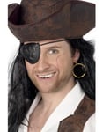 Piratpaket med Ögonlapp och Clip-on Örhänge Maskeradtillbehör