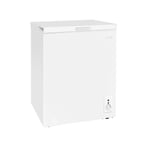 Baridi Chest Freezer 99L Capacity Garage Safe Adjustable Thermostat White DH116