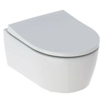 CombiPack Geberit Icon xs wc- suspendu, blanc, sans rebord, abattant-WC softclose, QuickRelease