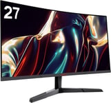 KOORUI 27-Inch Gaming Monitor, Fast VA Panel 2560 * 1440P, R1800, 27 Zoll 2K 