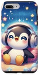 iPhone 7 Plus/8 Plus Kawaii Penguin Headphones: The Penguin's Playlist Case