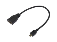 Raspberry Pi® SC0726 HDMI-adapter Raspberry Pi [1x HDMI-kontakt C mini - 1x HDMI-anslutning] 10 cm Vit