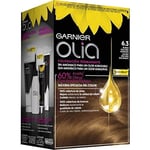 Garnier Olia Coloración Permanente Sin Amoniaco Para Un Olor Agradable Con Aceites Florales De Origen Natural - Rubio Oscuro Dorado 6.3