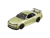 Hot Wheels Premium 1:43Rd Nissan Skyline Gt-R (Bnr34) V Spec With Nismo Parts Vehicle, Bil, 14 År, Metall, Plast, Grön