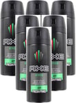6 x Axe Deodorant Body Spray150ml - Africa