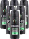 6 x Axe Deodorant Body Spray150ml - Africa 