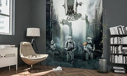 Komar Star Wars Imperial Forces Papier peint photo non tissé, 200 x 250 cm, décoration murale, rebelle, chambre d'enfant, 001-DVD2, multicolore