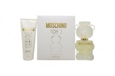 MOSCHINO TOY 2 GIFT SET 50ML EDP + 100ML BODY LOTION - WOMEN'S FOR HER. NEW