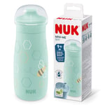 Gobelet NUK Mini-Me pour bébé | 9+ mois | 300 ml | Biberon pour enfant | Bec renforcé anti-fuites | Résistant aux chocs | Abeille verte