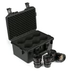 Meike Cine Lens T2.2 Hard Case Väska Till 6 Objektiv