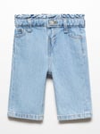 Mango Baby Adina Straight Jeans, Open Blue