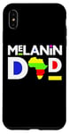 Coque pour iPhone XS Max Melanin Dad Black Juneteenth Africa Daddy Men Dada
