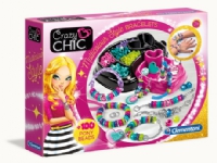 Clementoni Crazy Chic, Kit för tillverkning av armband för barn, 7 År, Blandade färger, 100 styck