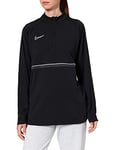 Nike Sweat d'entraînement pour femme Academy 21 Drill Top, Femme, CV2653-010, Noir/blanc/anthracite/blanc, XXS
