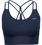 Icaniwill W Ribbed Define Seamless Sports Bra Juoksuvaatteet DK TEAL