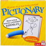 Pictionary, Jeu de Société et de dessin, version espagnole, DKD51
