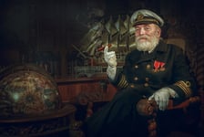 Capitan Of Titanic Poster 50x70 cm