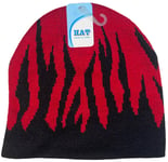 Red Scary Spooky Designer Beanie Ski Hat Mens Ladies Unisex One Size, NWT /10z