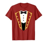 Circus Ringmaster Costume Showman Party Red Shirt T-Shirt