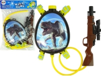 Lean Cars Import Leantoys Water Gun Brown Magazine Backpack Harness Dinosaurs Blue.