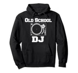 Old School DJ Turntable Record Deck Pullover Hoodie