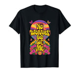 No Worries God-Got Me Hippie Retro Christian Religion Jesus T-Shirt