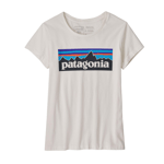 Patagonia Regenerative Organic Certified Cotton P-6 Logo T-Shirt barn Birch White 62213 XL (14 år) 2022
