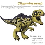 Jurassic Dinosaur World Giganotosaurus Monterade Byggstenar Djurleksaker Figurer Barn Jul Födelsedagspresenter - Perfekt
