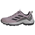 adidas Women's Terrex Eastrail Gore-TEX Hiking Shoes Sneaker, Preloved Fig/Core Black/Crystal Jade, 5.5 UK