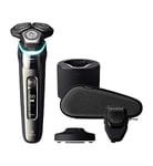 Philips Series 9000 Wet & Dry Electric Shaver with Beard Styler and Quick Clean Pod S9987/59