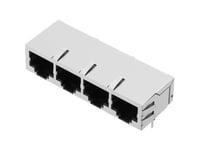 Encitech Rjjs-88-442-E9h-002 Rj-Kontakt 3259-0010-06 Kontakter, Infällda Horisontella Pole-Count (Rj) 8P8c Metall 1 St