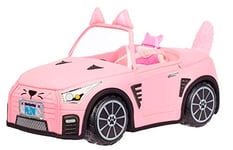 Na Na Na Surprise Peluche Cabriolet-Pink, Kitty Rose sur le Thème du Chat-Compatible avec toutes les Poupées Surprise Na-À partir de 3 Ans-Voiture Douce pour Filles