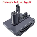 Pour Mk à type B - Adaptateur de batterie pour aspirateur Dyson, Makita, Dewalt, Milwaukee, 18V, batterie Edd