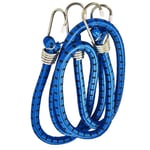 2 Heavy Duty 75cm 30 Inch 2.5 Feet Bungee Cord Strap Hooks Luggage Suitcase Car