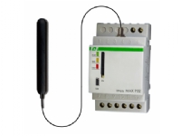 F&F GSM CLIP fjernkontrollrelé 2xOUT, 2xIN, portkontroll, 230V AC strømforsyning, 1NO kontakter, montering på DIN-skinne SIMPLYMAX-P02