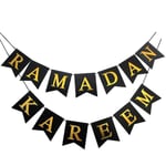 1 Set Pappershängande Banner Ramadan Fest Dekoration Girlang Gala
