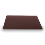 Skrivbordsunderlägg i läder, Färg Mörkbrun, Storlek L64 x B45 cm