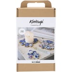 Creativ - Craft Kit Kintsugi, Coaster, blue, gold, light red, white, 1 pack - ()