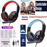 Gaming Headset Headphones Wired With Microphone For PC Laptop PS4 PS5 XBOX ONE