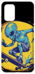 Galaxy S20+ Alien and Skateboards for funny Space Skater Case