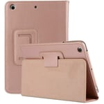 Leather Flip Stand Folio Case Plain Cover for Apple iPad Air 1,2,5th,6th Gen 9.7" (For Apple iPad Air (1st Generation), Rose Gold)