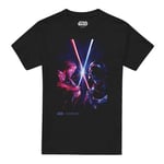 Star Wars: Obi-Wan Kenobi Mens Clash Lightsaber T-Shirt - M
