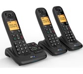 BT XD56 Trio Cordless Phones with Answering Machine Call Blocker Caller I’d